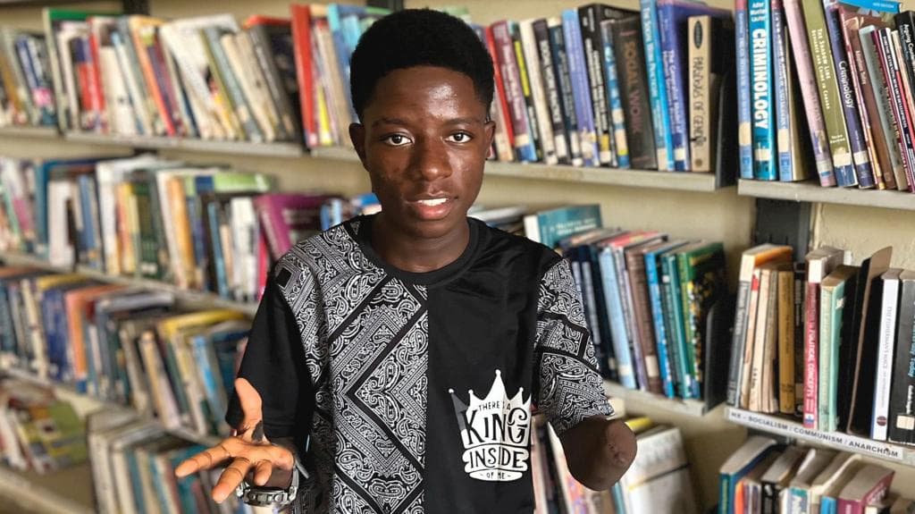 'I was tortured and lost my hand' - one student's struggle for education in Nigeria